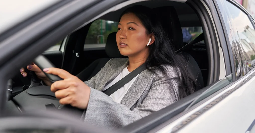 "Texas law on wearing headphones while driving"